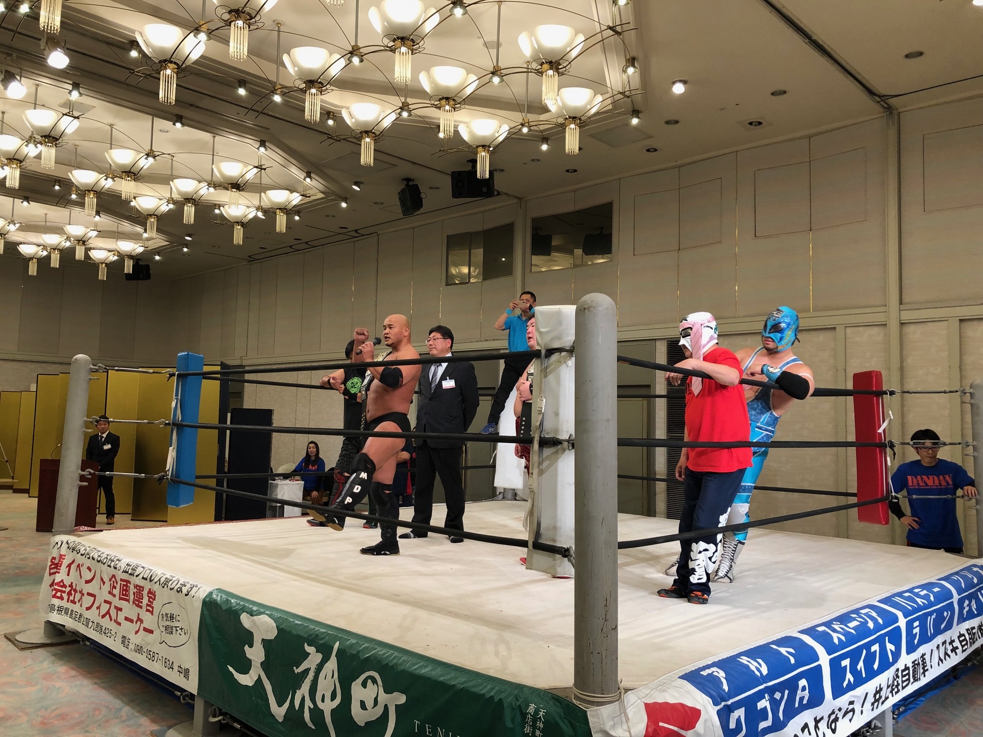 だんだんプロレス　試合後